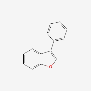 molecular formula C14H10O B8811988 3-Phenylbenzofuran CAS No. 29909-72-6