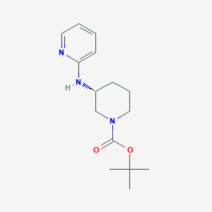 molecular formula C15H23N3O2 B8812002 (R)-tert-butyl 3-(pyridin-2-ylamino)piperidine-1-carboxylate 