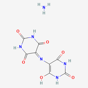 molecular formula C8H8N6O6 B8812034 azane;5-[(6-hydroxy-2,4-dioxo-1H-pyrimidin-5-yl)imino]-1,3-diazinane-2,4,6-trione 