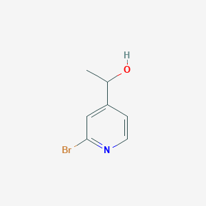 molecular formula C7H8BrNO B8812090 1-(2-Bromopyridin-4-yl)ethanol 