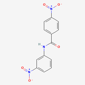 molecular formula C13H9N3O5 B8812097 4-nitro-N-(3-nitrophenyl)benzamide CAS No. 139-29-7