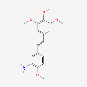 2-Methoxy-5-[(1Z)-2-(3,4,5-Trimethoxyphenyl)Ethenyl]-Benzenamine