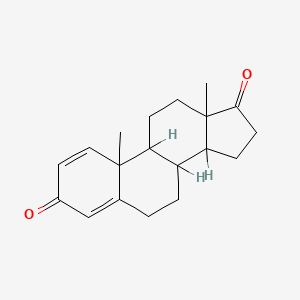molecular formula C19H24O2 B8812124 10,13-dimethyl-7,8,9,11,12,14,15,16-octahydro-6H-cyclopenta[a]phenanthrene-3,17-dione 