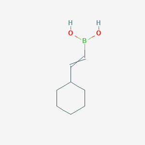 molecular formula C8H15BO2 B8812132 2-Cyclohexylvinyl boronic acid 