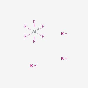 molecular formula AlF6K3 B8812242 Potassium hexafluoroaluminate CAS No. 60996-20-5