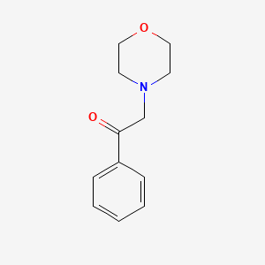 molecular formula C12H15NO2 B8812249 Ethanone, 2-(4-morpholinyl)-1-phenyl- 