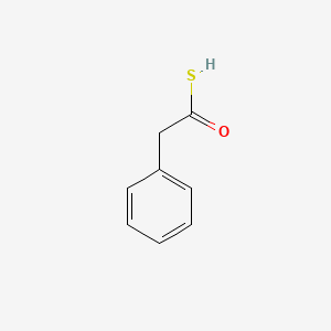 molecular formula C8H8OS B8812255 Benzeneethanethioic acid CAS No. 62167-00-4