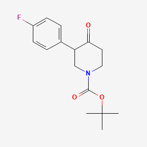 Tert-butyl 3-(4-fluorophenyl)-4-oxopiperidine-1-carboxylate