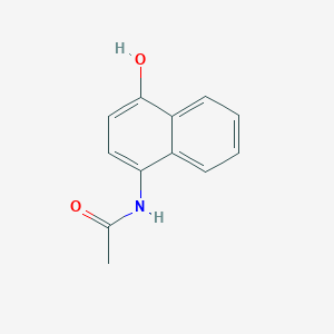 molecular formula C12H11NO2 B8812267 N-(4-hydroxynaphthalen-1-yl)acetamide CAS No. 85-12-1