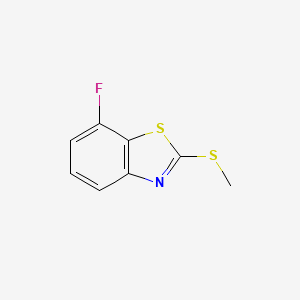 molecular formula C8H6FNS2 B8812274 7-Fluoro-2-(methylthio)benzo[d]thiazole 