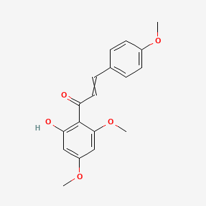 molecular formula C18H18O5 B8812290 6'-Hydroxy-2',4,4'-trimethoxychalcone 