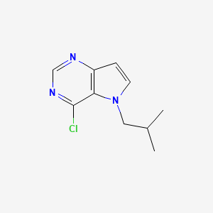4-Chloro-5-isobutyl-5H-pyrrolo[3,2-d]pyrimidine