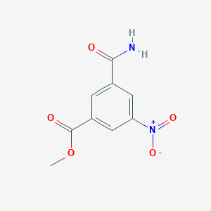 molecular formula C9H8N2O5 B8812368 Methyl 3-carbamoyl-5-nitrobenzoate CAS No. 50826-00-1