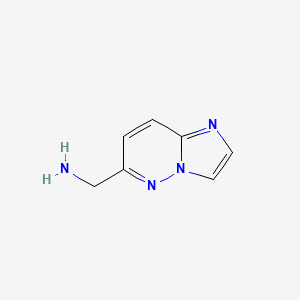 molecular formula C7H8N4 B8812387 Imidazo[1,2-b]pyridazin-6-ylmethanamine CAS No. 1313726-22-5