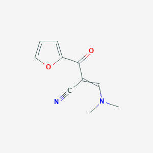 (E)-3-(dimethylamino)-2-(furan-2-carbonyl)acrylonitrile