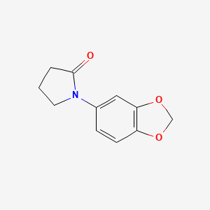 1-(1,3-Benzodioxol-5-yl)-2-pyrrolidinone
