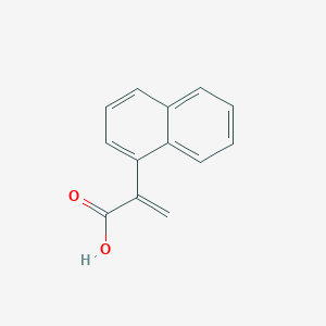 molecular formula C13H10O2 B8812595 2-Naphthalen-1-ylprop-2-enoic acid CAS No. 6341-56-6