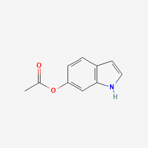 molecular formula C10H9NO2 B8812670 6-ACETOXYINDOLE 