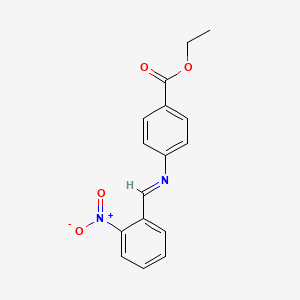 ethyl 4-{[(E)-(2-nitrophenyl)methylidene]amino}benzoate
