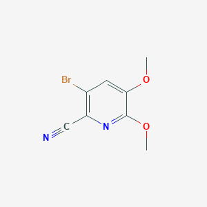 molecular formula C8H7BrN2O2 B8812689 3-Bromo-5,6-dimethoxypicolinonitrile 