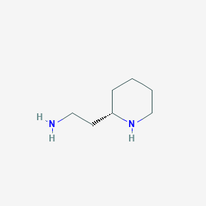 molecular formula C7H16N2 B8812696 (S)-2-(Piperidin-2-yl)ethanamine CAS No. 1309563-39-0