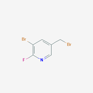 3-Bromo-5-(bromomethyl)-2-fluoropyridine