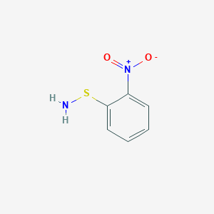 molecular formula C6H6N2O2S B8812712 S-(2-nitrophenyl)thiohydroxylamine CAS No. 7257-59-2