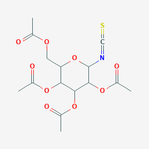 molecular formula C15H19NO9S B8812740 (3,4,5-Triacetyloxy-6-isothiocyanatooxan-2-yl)methyl acetate 