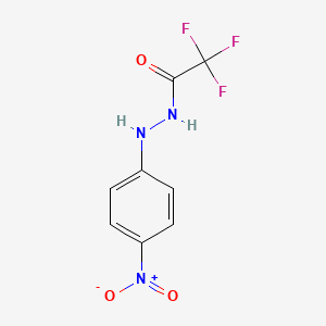 molecular formula C8H6F3N3O3 B8812759 2,2,2-trifluoro-N'-(4-nitrophenyl)acetohydrazide CAS No. 63402-32-4