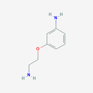 molecular formula C8H12N2O B8812767 3-(2-Aminoethoxy)aniline CAS No. 62877-07-0