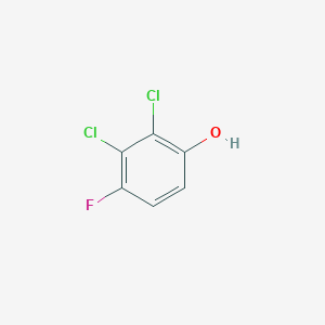 molecular formula C6H3Cl2FO B8812778 2,3-Dichloro-4-fluorophenol 