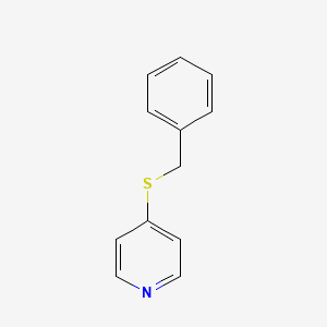molecular formula C12H11NS B8812830 4-(Benzylthio)pyridine CAS No. 51290-78-9