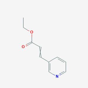 molecular formula C10H11NO2 B8812856 Ethyl beta-(3-pyridyl)acrylate 