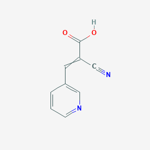 2-Cyano-3-pyridin-3-ylprop-2-enoic acid