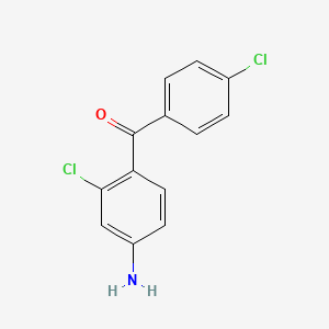 molecular formula C13H9Cl2NO B8812882 4-Amino-2,4'-dichlorobenzophenone CAS No. 50274-85-6