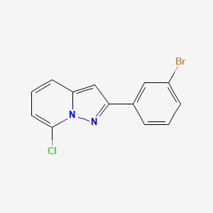 2-(3-Bromophenyl)-7-chloropyrazolo[1,5-a]pyridine