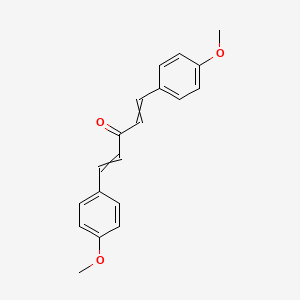 molecular formula C19H18O3 B8812899 (E,E)-1,5-Bis(p-methoxyphenyl)penta-1,4-dien-3-one 