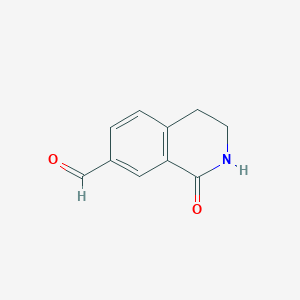 1-Oxo-1,2,3,4-tetrahydroisoquinoline-7-carbaldehyde