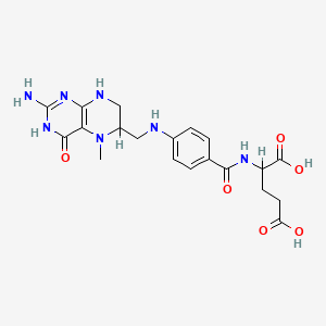 molecular formula C20H25N7O6 B8812944 5-METHYLTETRAHYDROFOLIC ACID 