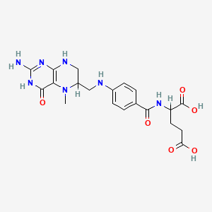 2-[[4-[(2-Amino-5-methyl-4-oxo-1,6,7,8-tetrahydropteridin-6-yl)methylamino]benzoyl]amino]pentanedioic acid