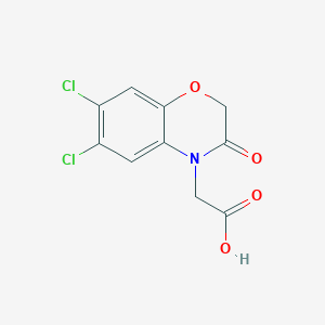 2-(6,7-Dichloro-3-oxo-2H-benzo[b][1,4]oxazin-4(3H)-yl)acetic acid