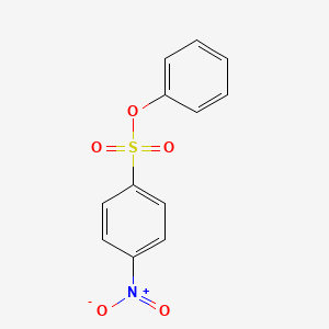 molecular formula C12H9NO5S B8812979 Phenyl 4-nitrobenzenesulfonate CAS No. 32337-46-5