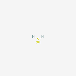 molecular formula H2S B088130 Sulfur-36 CAS No. 14682-80-5