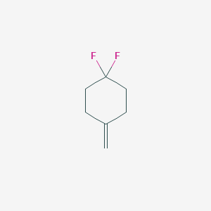 molecular formula C7H10F2 B8813047 1,1-Difluoro-4-methylenecyclohexane 