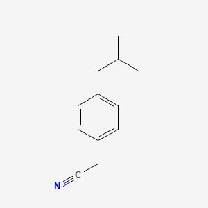 molecular formula C12H15N B8813068 (4-Isobutylphenyl)acetonitrile CAS No. 40784-95-0