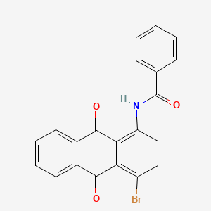 molecular formula C21H12BrNO3 B8813089 1-Benzoylamino-4-bromoanthraquinone CAS No. 81-44-7