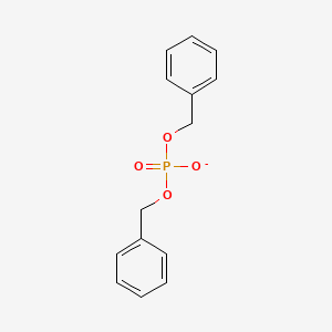 molecular formula C14H14O4P- B8813112 Dibenzylphosphate 