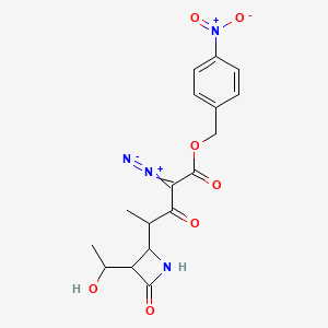 (R)-4-Nitrobenzyl 2-diazo-4-((2R,3S)-3-((R)-1-hydroxy-ethyl)-4-oxoazetidin-2-yl)-3-oxopentanoate