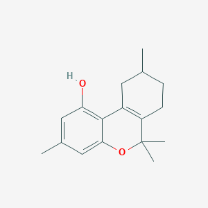 molecular formula C17H22O2 B8813118 3,6,6,9-Tetramethyl-7,8,9,10-tetrahydro-6H-benzo[c]chromen-1-ol CAS No. 19825-62-8