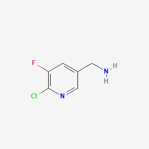 (6-Chloro-5-fluoropyridin-3-YL)methanamine